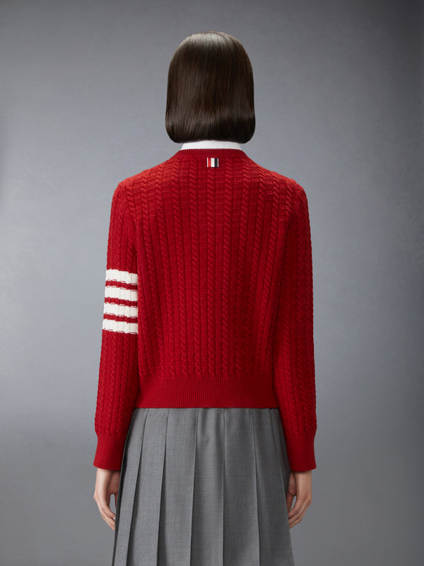 MERINO WOOL 4-BAR INTARSIA ANCHOR PULLOVER - image 2