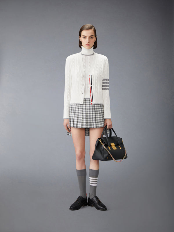 CASHMERE 4-BAR BABY CABLE STITCH TURTLENECK - image 3