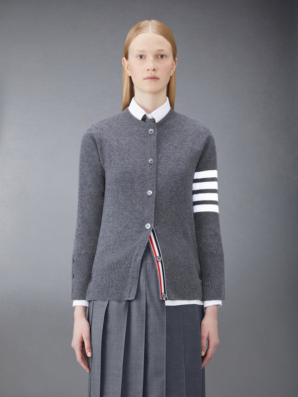 CLASSIC CASHMERE 4-BAR V-NECK CARDIGAN - featured image