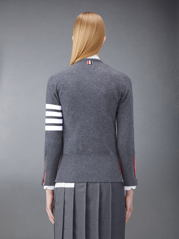 CLASSIC CASHMERE 4-BAR V-NECK CARDIGAN - image 2