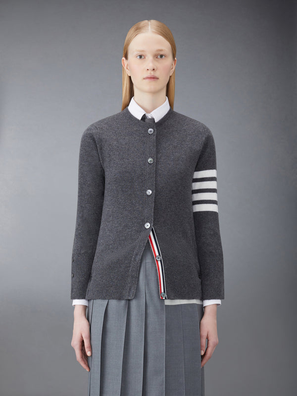 CLASSIC CASHMERE 4-BAR V-NECK CARDIGAN - featured image