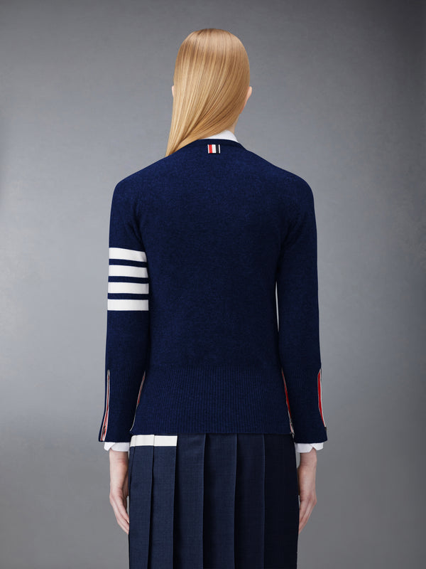 CLASSIC CASHMERE 4-BAR V-NECK CARDIGAN - image 2