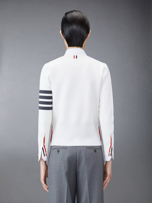 WOOL 4-BAR V-NECK CARDIGAN - image 2