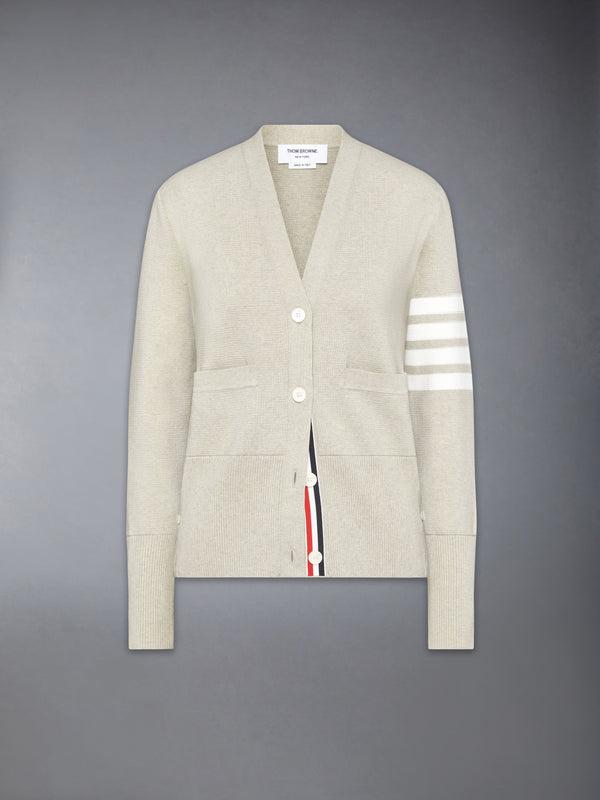 COTTON CREPE MILANO 4-BAR CARDIGAN - featured image