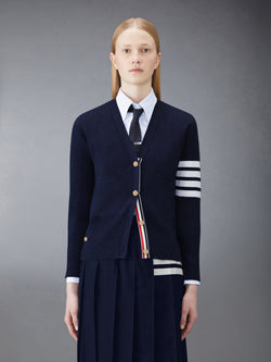 COTTON CREPE MILANO 4-BAR CARDIGAN