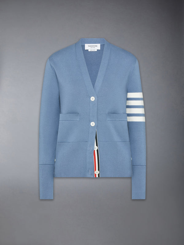 COTTON CREPE MILANO 4-BAR CARDIGAN - featured image