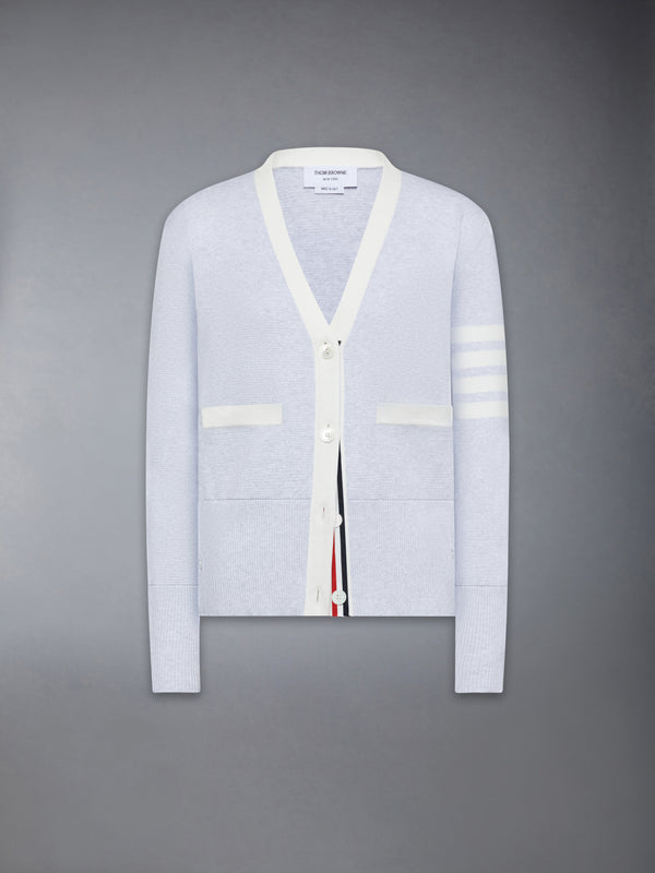 MILANO STITCH COTTON 4-BAR CARDIGAN - featured image
