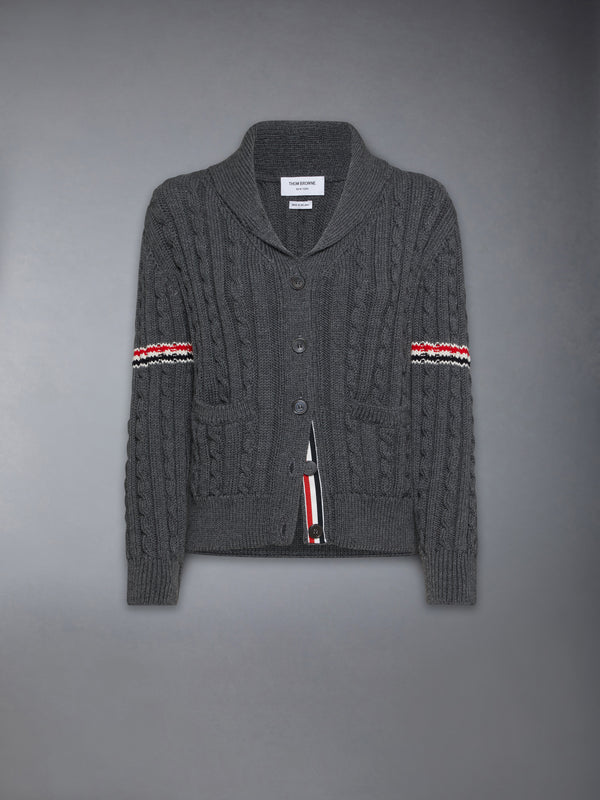 MERINO WOOL ARMBAND CARDIGAN - featured image