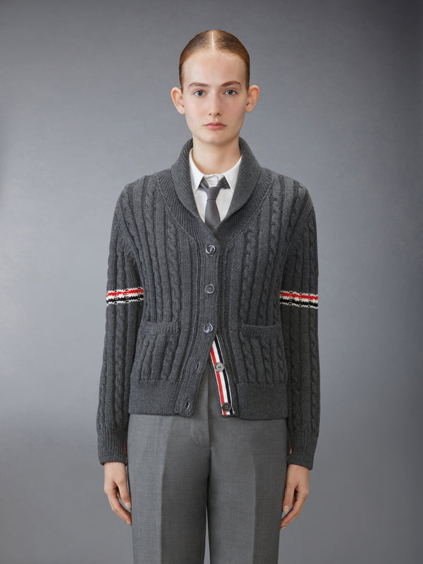 MERINO WOOL ARMBAND CARDIGAN - image 1
