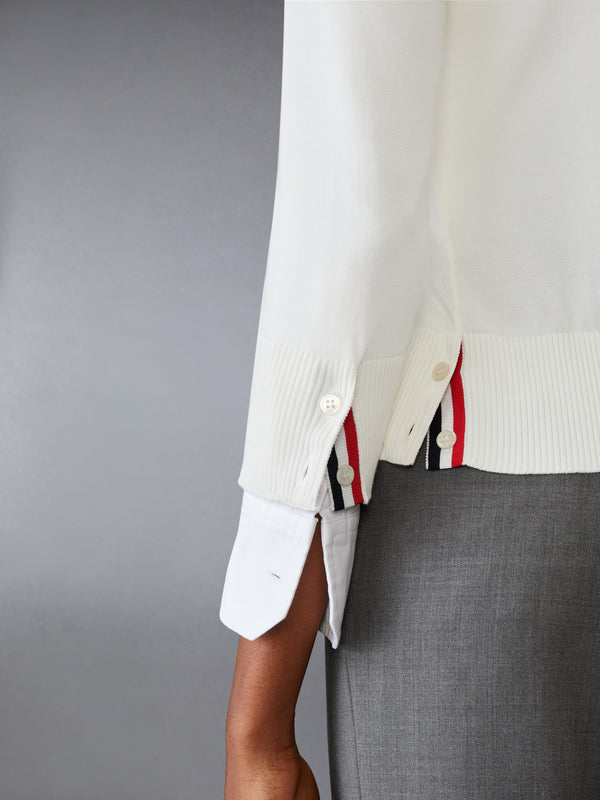 JERSEY STITCH 4-BAR CARDIGAN - image 4