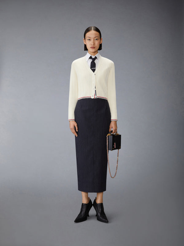 MERINO WOOL V NECK CARDIGAN - image 3
