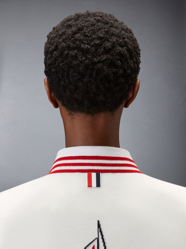 RWB STRIPE JACQUARD SAILBOAT CARDIGAN - image 4