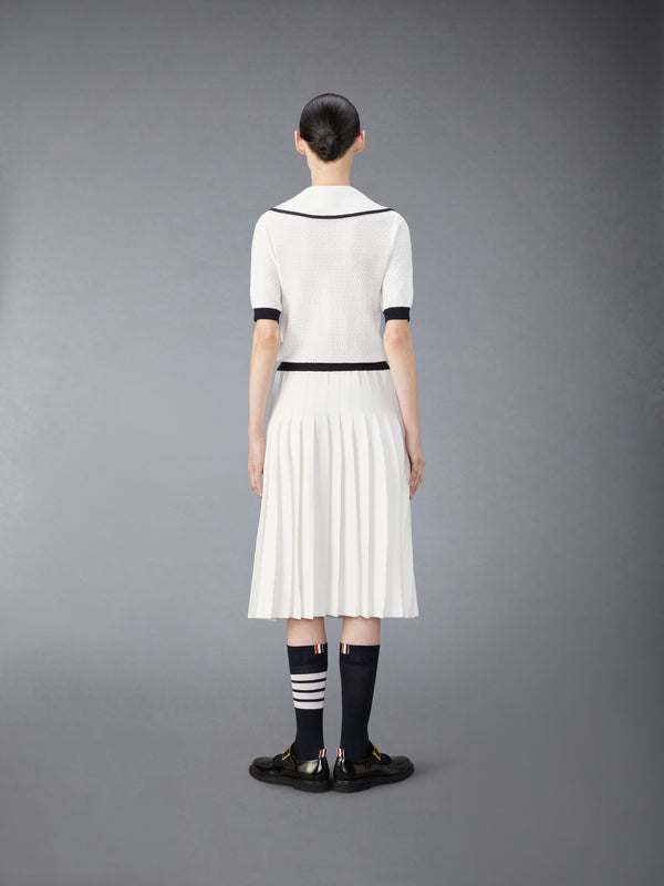 COTTON POINTELLE DRESS - image 3