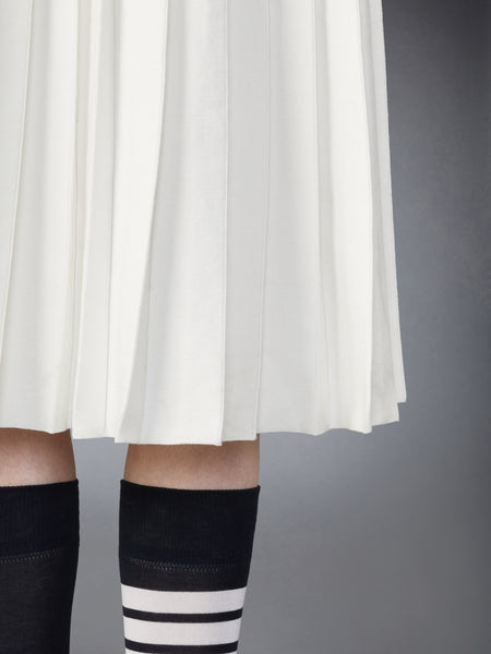 COTTON POINTELLE DRESS WHITE