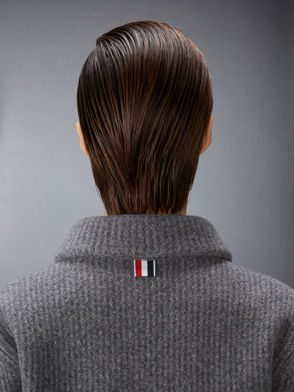 BOILED MERINO WOOL 4-BAR BOMBER JACKET - image 4