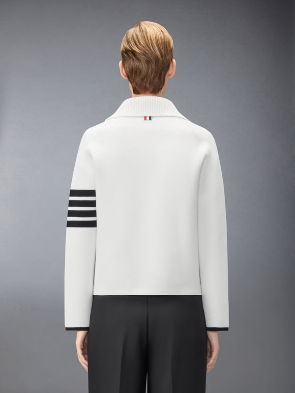 COTTON PIQUE STITCH 4-BAR JACKET - image 2