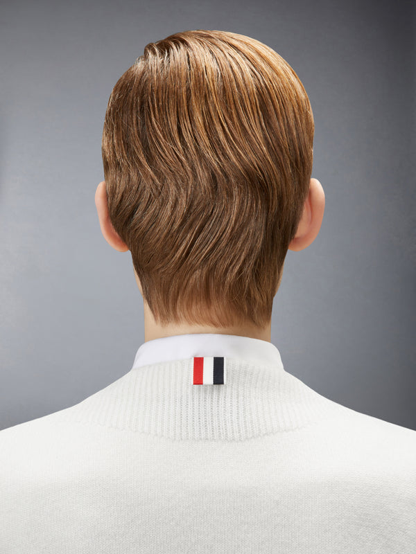 MERINO WOOL 4-BAR TROMPE L'OEIL CARDIGAN JACKET - image 4