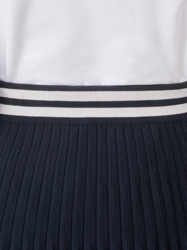 PLISSE MERINO WOOL SILK SKIRT - image 5