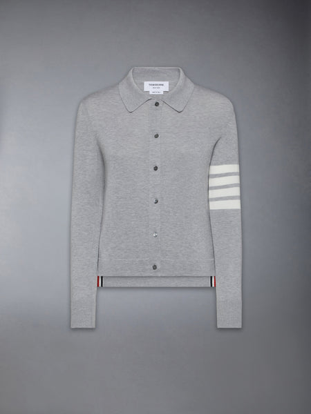 COTTON 4-BAR SHIRT LT GREY