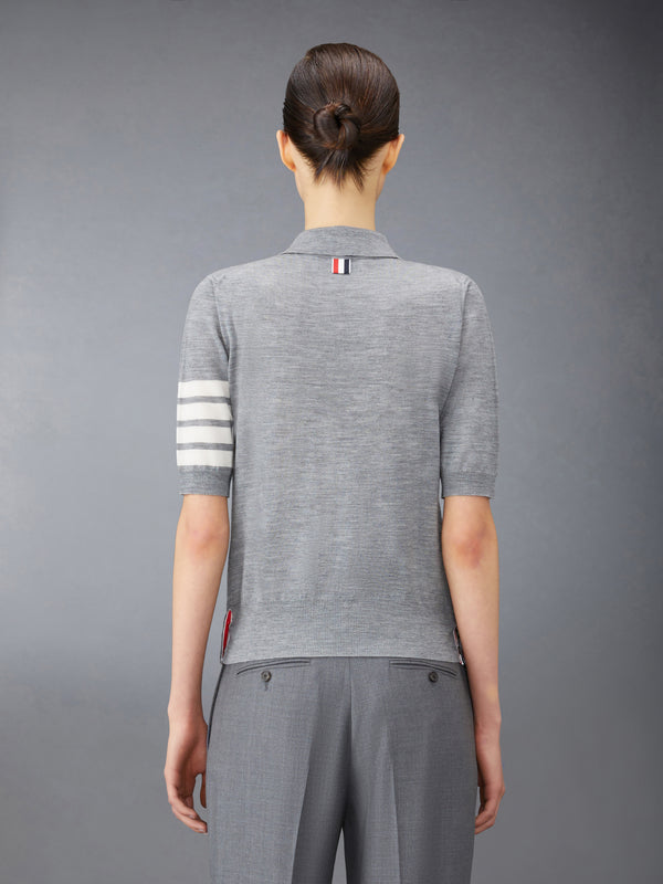 WOOL 4-BAR RELAXED POLO - image 2