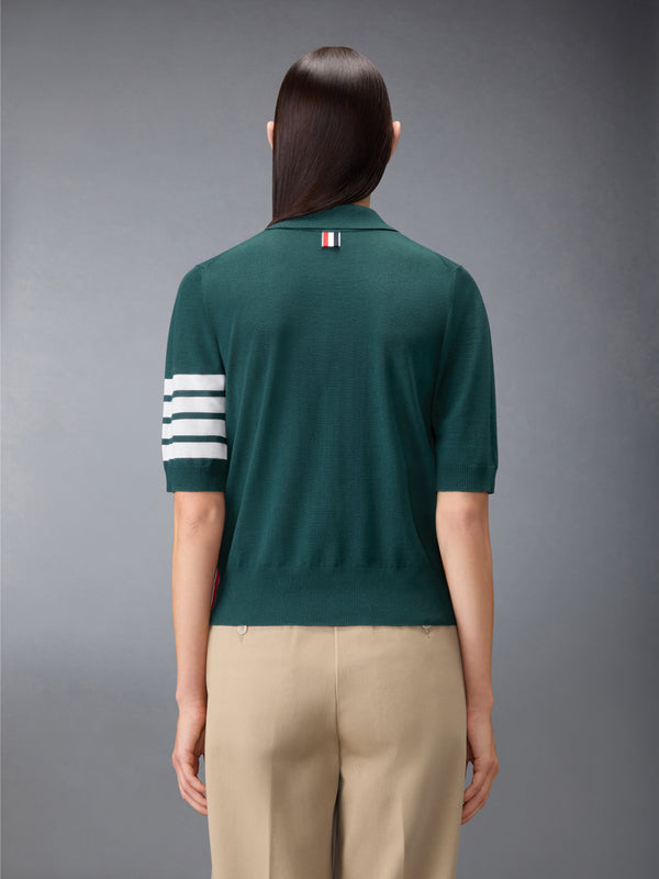WOOL 4-BAR RELAXED POLO - image 2