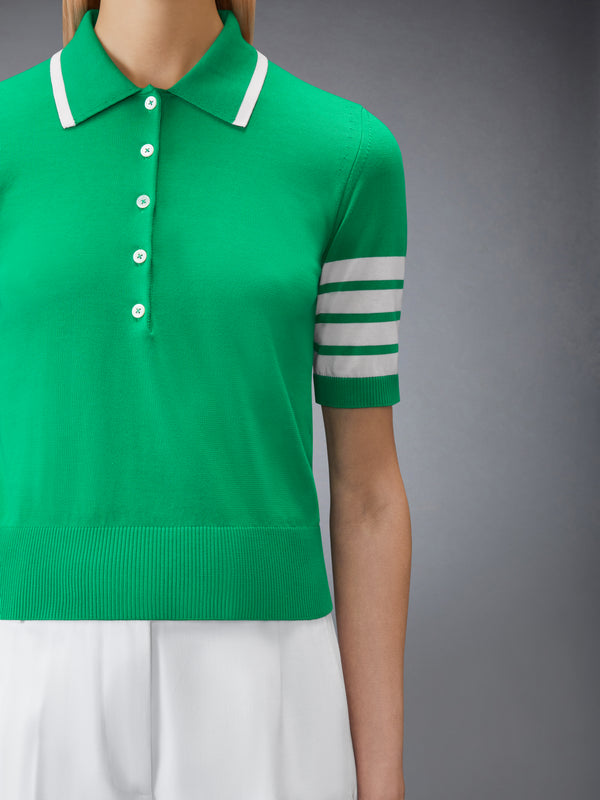 HECTOR INTARSIA 4-BAR JERSEY STITCH POLO - image 5