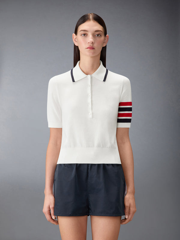 HECTOR INTARSIA 4-BAR JERSEY STITCH POLO - image 1