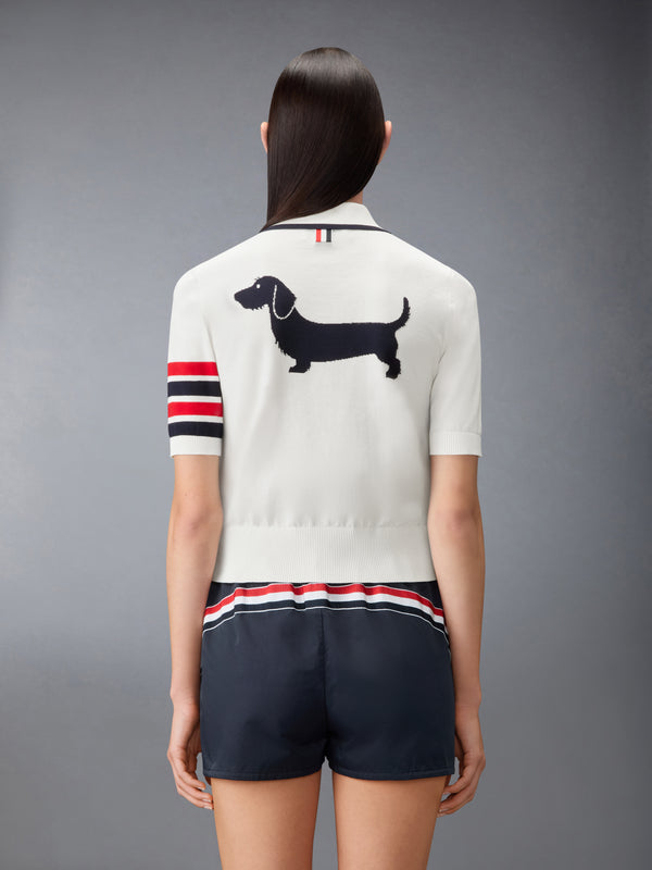 HECTOR INTARSIA 4-BAR JERSEY STITCH POLO - image 2