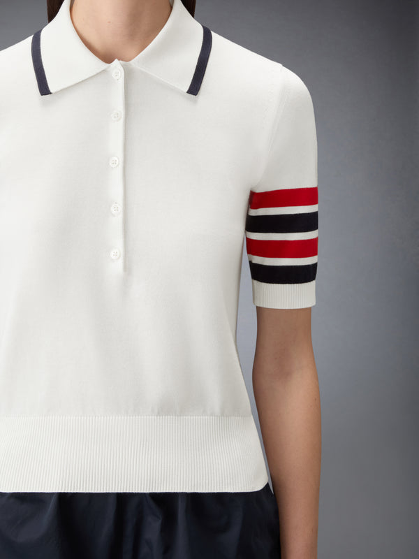HECTOR INTARSIA 4-BAR JERSEY STITCH POLO - image 4
