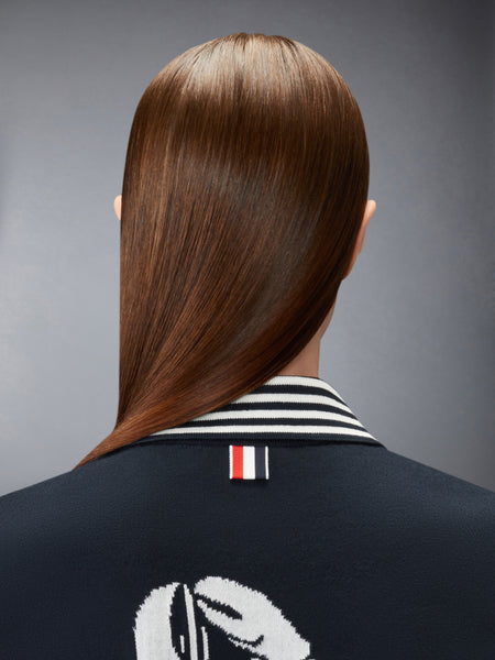 RWB STRIPE JACQUARD LOBSTER POLO 네이비