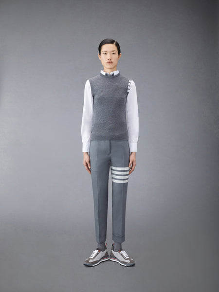 CLASSIC CASHMERE 4-BAR SHELL TOP DARK GREY