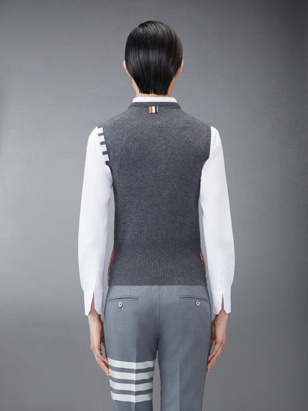 CLASSIC CASHMERE 4-BAR SHELL TOP MED GREY
