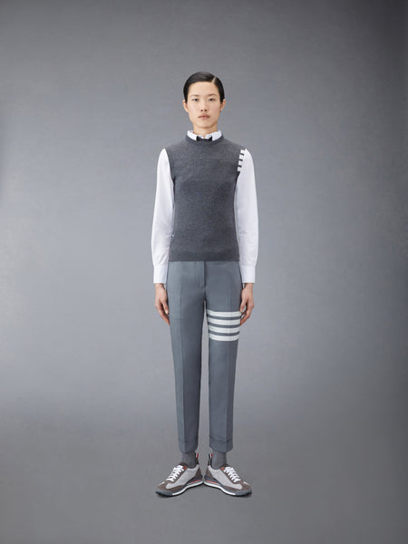 CLASSIC CASHMERE 4-BAR SHELL TOP MED GREY