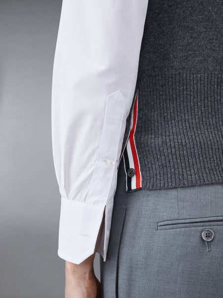 CLASSIC CASHMERE 4-BAR SHELL TOP MED GREY