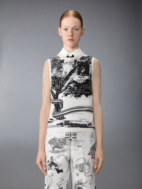 CASHMERE HECTOR TOILE SHELL TOP - image 1