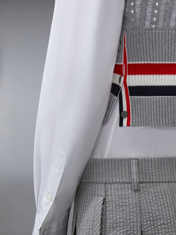 CRICKET RWB STRIPE BABY LADDER CABLE SHRUNKEN VEST - image 3