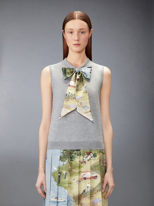 NANTUCKET SCENIC CASHMERE SILK SHELL TOP - image 1