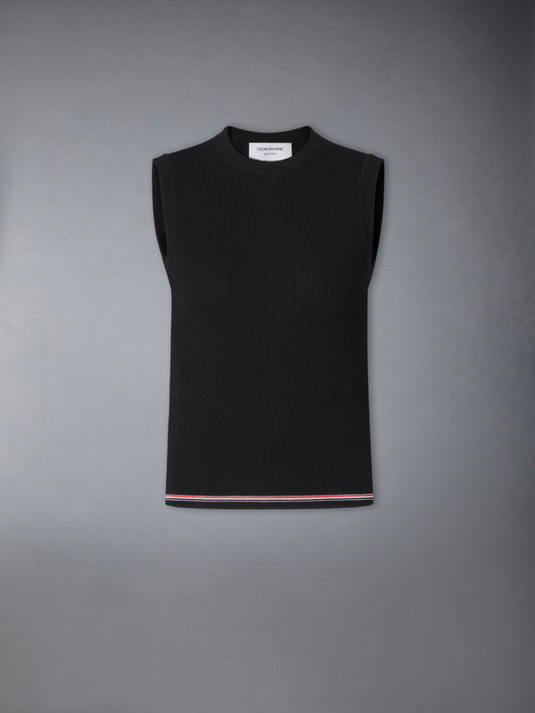 MERINO WOOL RWB STRIPE SHELL TOP - featured image