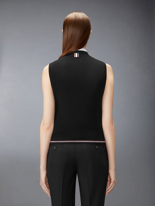 MERINO WOOL RWB STRIPE SHELL TOP - image 2