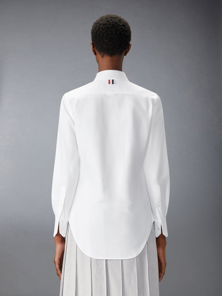 OXFORD GROSGRAIN PLACKET CLASSIC SHIRT WHITE
