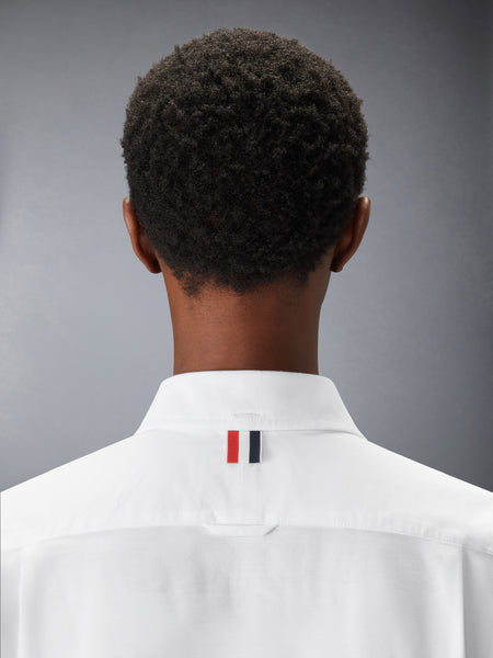 OXFORD GROSGRAIN PLACKET CLASSIC SHIRT WHITE