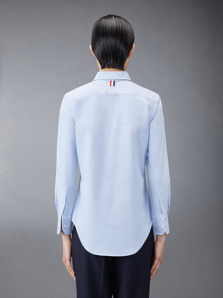 CLASSIC OXFORD GROSGRAIN PLACKET SHIRT LIGHT BLUE