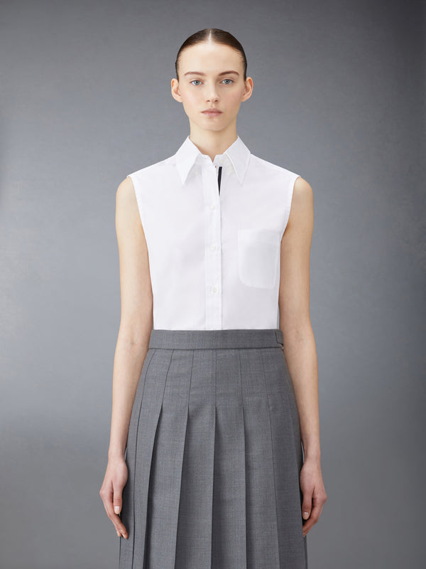 POPLIN SLEEVELESS SHIRT - featured image