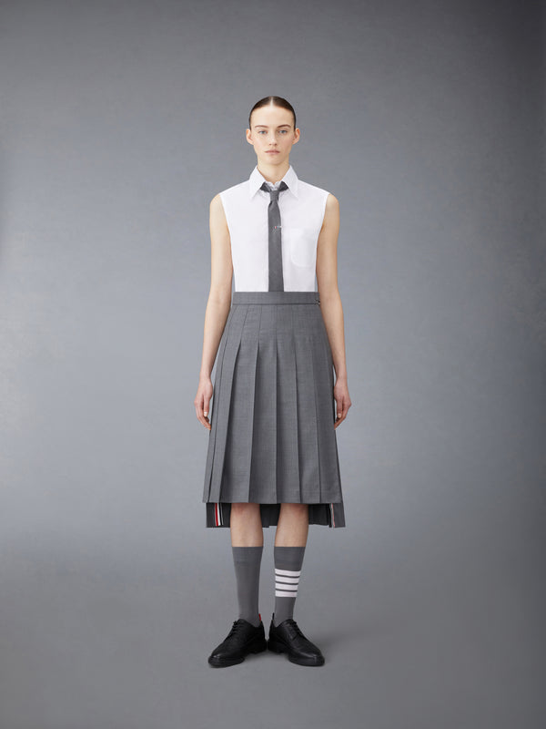 POPLIN SLEEVELESS SHIRT - image 4