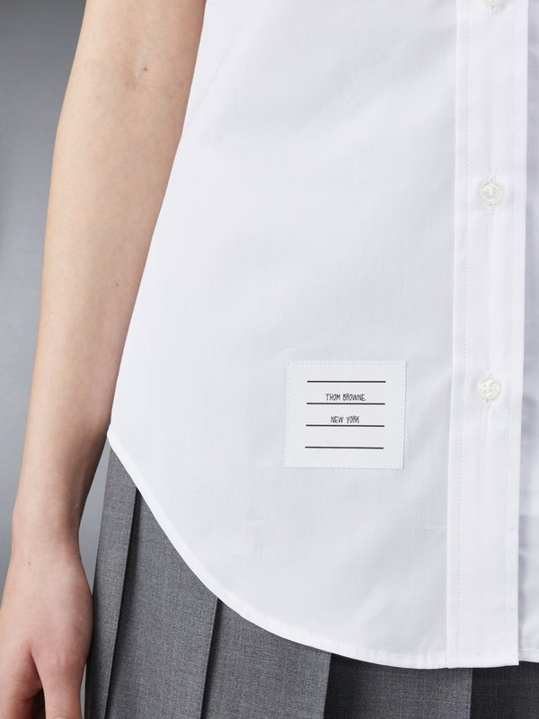POPLIN SLEEVELESS SHIRT - image 6