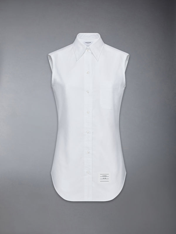 CLASSIC SLEEVELESS OXFORD SHIRT - featured image