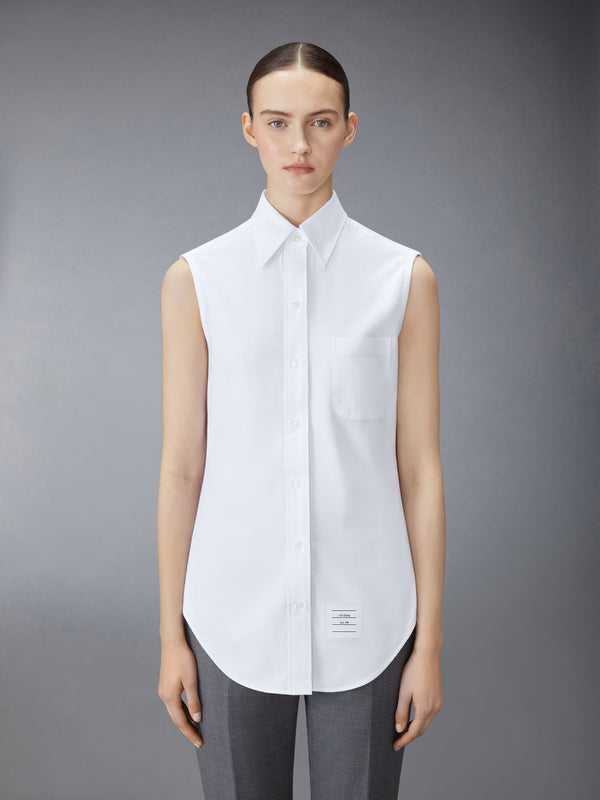 CLASSIC SLEEVELESS OXFORD SHIRT - image 2