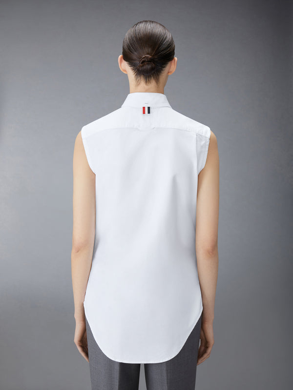 CLASSIC SLEEVELESS OXFORD SHIRT - image 3