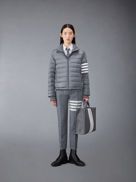 UNIVERSITY STRIPE ARMBAND OXFORD SHIRT MED GREY