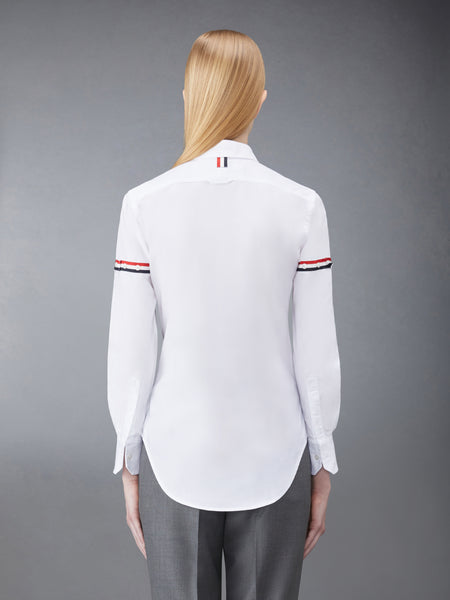 ARMBAND CLASSIC OXFORD SHIRT WHITE